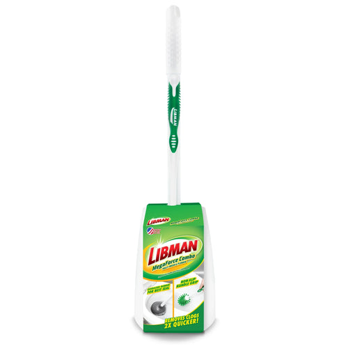 Libman MegaForce Combo - Toilet Brush & Plunger