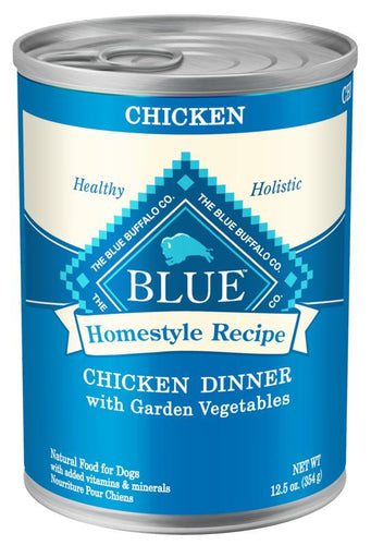 Blue Buffalo Homestyle Recipe Chicken Dinner with Garden Vegetables & Brown Rice Canned Dog Food