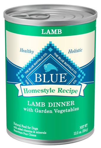 Blue Buffalo Homestyle Recipe Lamb Dinner with Garden Vegetables & Brown Rice Canned Dog Food