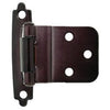 Oil Rubbed Bronze Self-Closing Inset Hinges, 2-Pk.