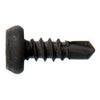 Sheet Metal Self-Drilling Framing Screws, Pan Head, Black Phosphate, #7 x 7/16-In., 1-Lb.