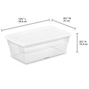 Sterilite 6 Quart Storage Box