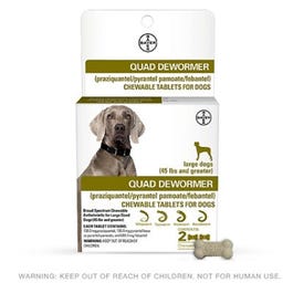 Dog Dewormer, Large Breed, 135 mg., 2-Pk.