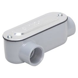 Rigid/IMC Conduit Fitting, Oval Thread Body, Die-Cast Aluminum, 3/4-In.