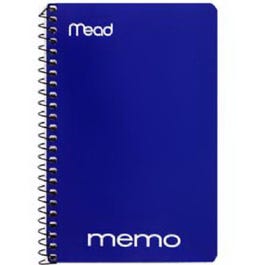 Wire-Bound Memo Book, 4 x 6-In., 40-Ct.