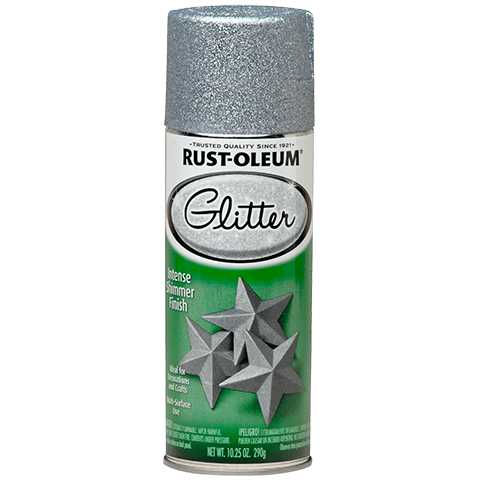 Rust-Oleum® Glitter Spray Paint Silver