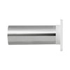 Lambro Industries 4 inch White Plastic Exhaust Wall Louvered Vent