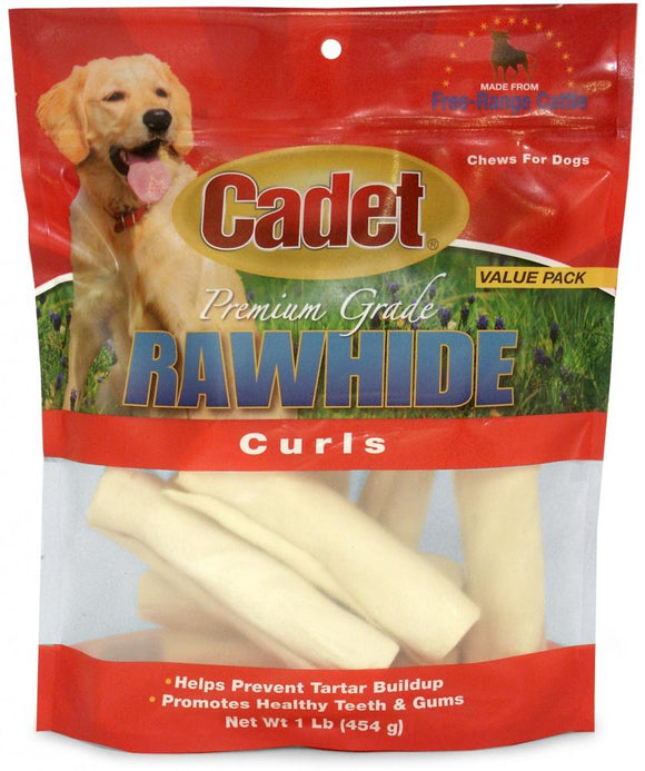 Cadet Rawhide Natural Flavor Curls for Dogs