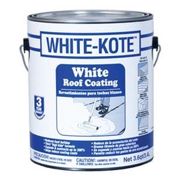 Roof Coating, White Acrylic, 3.6-Qt.