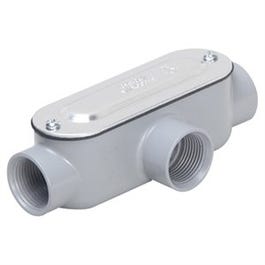 Rigid/IMC Conduit Fitting, Oval Body, Die-Cast Aluminum, 3/4-In.