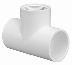 Lasco Fittings ½ Slip x Slip x FPT Sch40 Tee (½