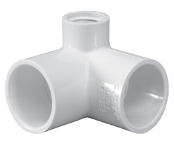 Lasco Fittings ½ Slip x Slip x FPT Sch40 90 degree Side Outlet Elbow (½