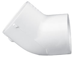 Lasco Fittings PVC 45 Degree Elbow Slip By Slip (½