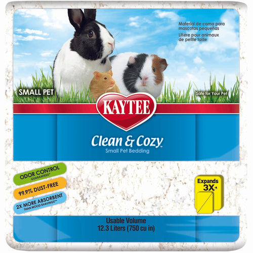 Kaytee Clean & Cozy Small Animal Bedding (24.6L (1500 CU IN), LAVENDER SCENTED)