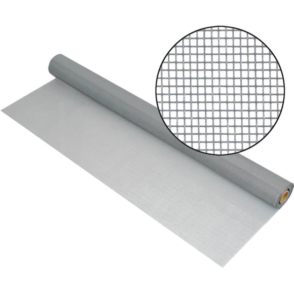 Phifer 24 In. x 100 Ft. Gray Fiberglass Mesh Screen Cloth