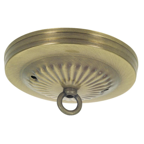 Westinghouse 5-1/8 In. Antique Brass Canopy Kit