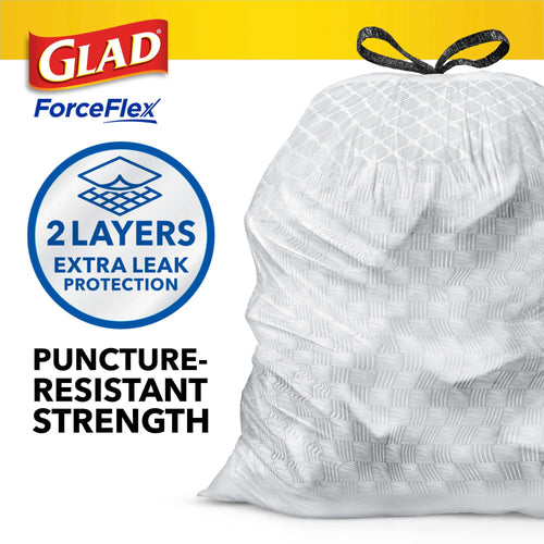 Glad Kitchen ForceFlex Bags Fragrance Free