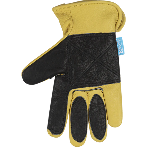 Kinco Hydroflector™ Water-Resistant Premium Grain Buffalo Driver With Double-Palm Glove (Large)