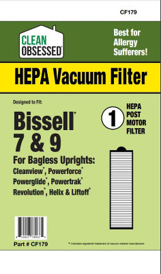 Clean Obsessed Bissell Vacuum Cleaner Filter Style 7/9/16 HEPA