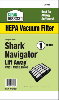 Clean Obsessed Shark Navigator Vacuum Cleaner Filter