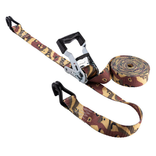 Keeper Camo Ratchet Tie-Down With Open Handle