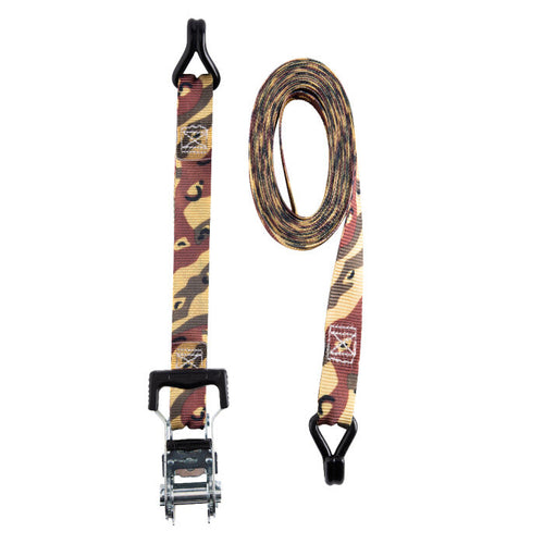 Keeper Camo Ratchet Tie-Down With Open Handle