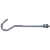 Hillman Hardware Essentials Clothesline Hook Bolt with 2 Hex Nuts (3/8-16 x 7-1/4)