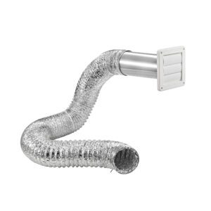 Lambro Industries Bath Fan Exhaust Through the Wall Louvered Vent Kit