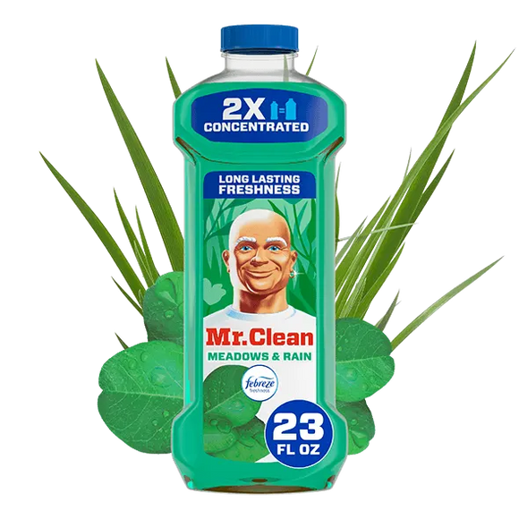 Mr. Clean All Purpose Cleaner, Cleaning Liquid, Meadows & Rain