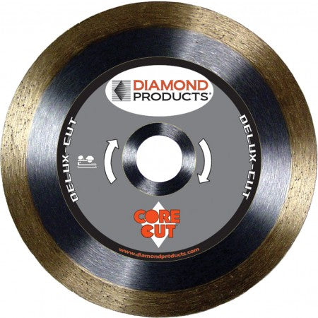 Diamond Products Delux-cut Continuous Rim Tile Diamond Blades