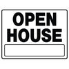 Hillman Open House Sign Black and White with Holder (20 x 24)