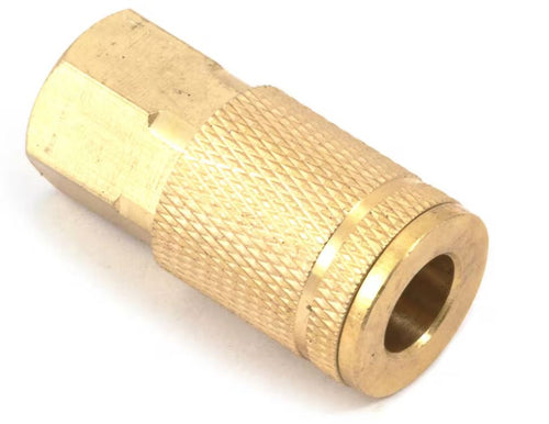 Forney Tru-Flate Style Coupler, 1/4 in x 1/4 in FNPT