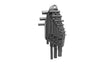 Vulcan TW-050-03 Short Arm Hex Key Set Chrome Vanadium Steel Black