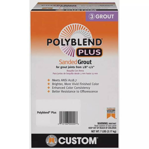 Custom Building Products PolyBlend PLUS 7 Lb. Platinum Sanded Tile