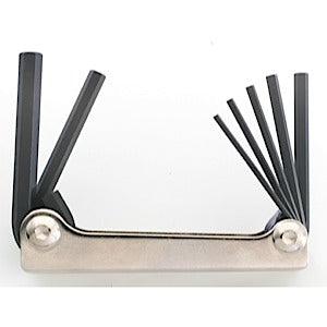 Bondhus 14589, Set 9 Hex Fold-up Tool 5/64 - 1/4 (1)