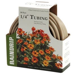 Drip Watering Tubing, Sand Vinyl, 1/4-In. x 50-Ft.