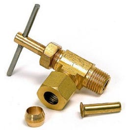 Evaporative Cooler Angle Needle Valve, 1/4 x 1/8-In.