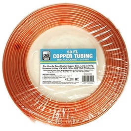 Evaporative Cooler Copper Tube, 1/4-In. x 50 Ft.