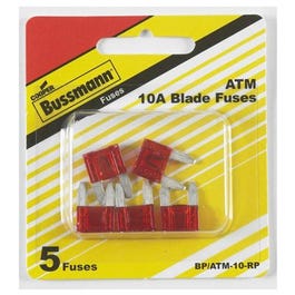 Mini Blade Auto Fuse, 10A, 32V, 5-Pk.