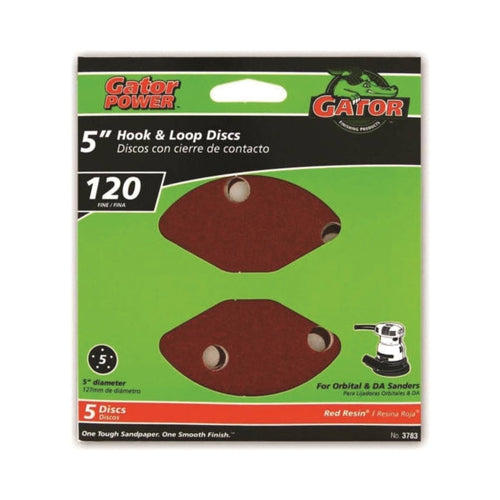 Gator Red Resin fiber discs 120 Grit