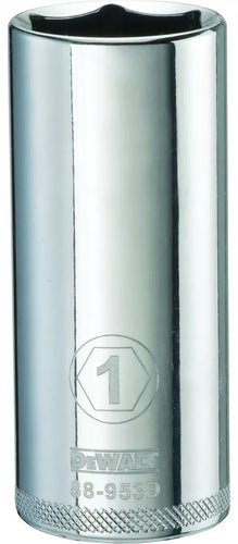 DeWalt 1/2 in Drive 6 pt Deep Socket 1 in