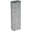 Gutter Downspout, Mill Finish Galvanized Steel, 2 x 3-In. x 10-Ft.