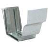 Gutter Slip Connector, Mill Finish Galvanized Steel, 4-In.