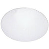 Glass Diffuser, Round, Clear Dot Pattern, 13-In.