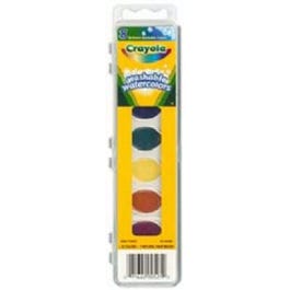 8-Pack Washable Watercolors - Basic Colors