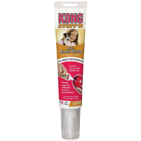 KONG Stuff'N Real Peanut Butter Dog Treat Tube