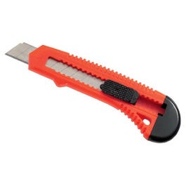 Plastic Snap Off Utility Knife, 8-Pt., 18-Mm.