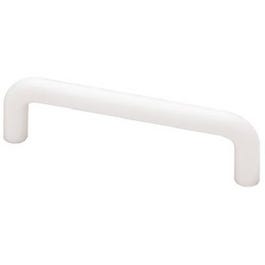 4-In. White Plastic Wire Cabinet Pull