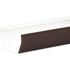 Amerimax 5 In. Contemporary Brown Vinyl Gutter 10 Ft.