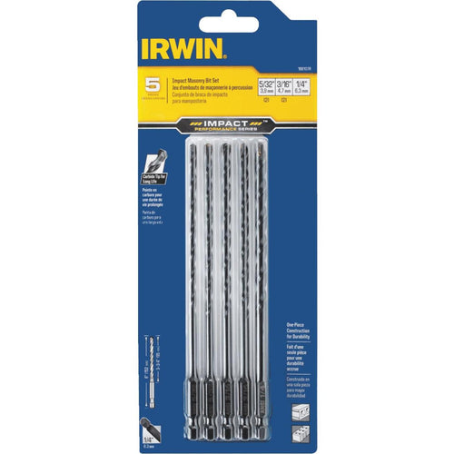 Irwin Masonry Drill Bit Set (5-Pieces)